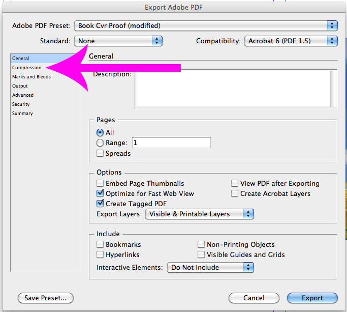 Export Adobe PDF